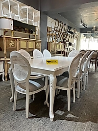 Lake beyaz madalyon sandalye Torna ayaklı masa